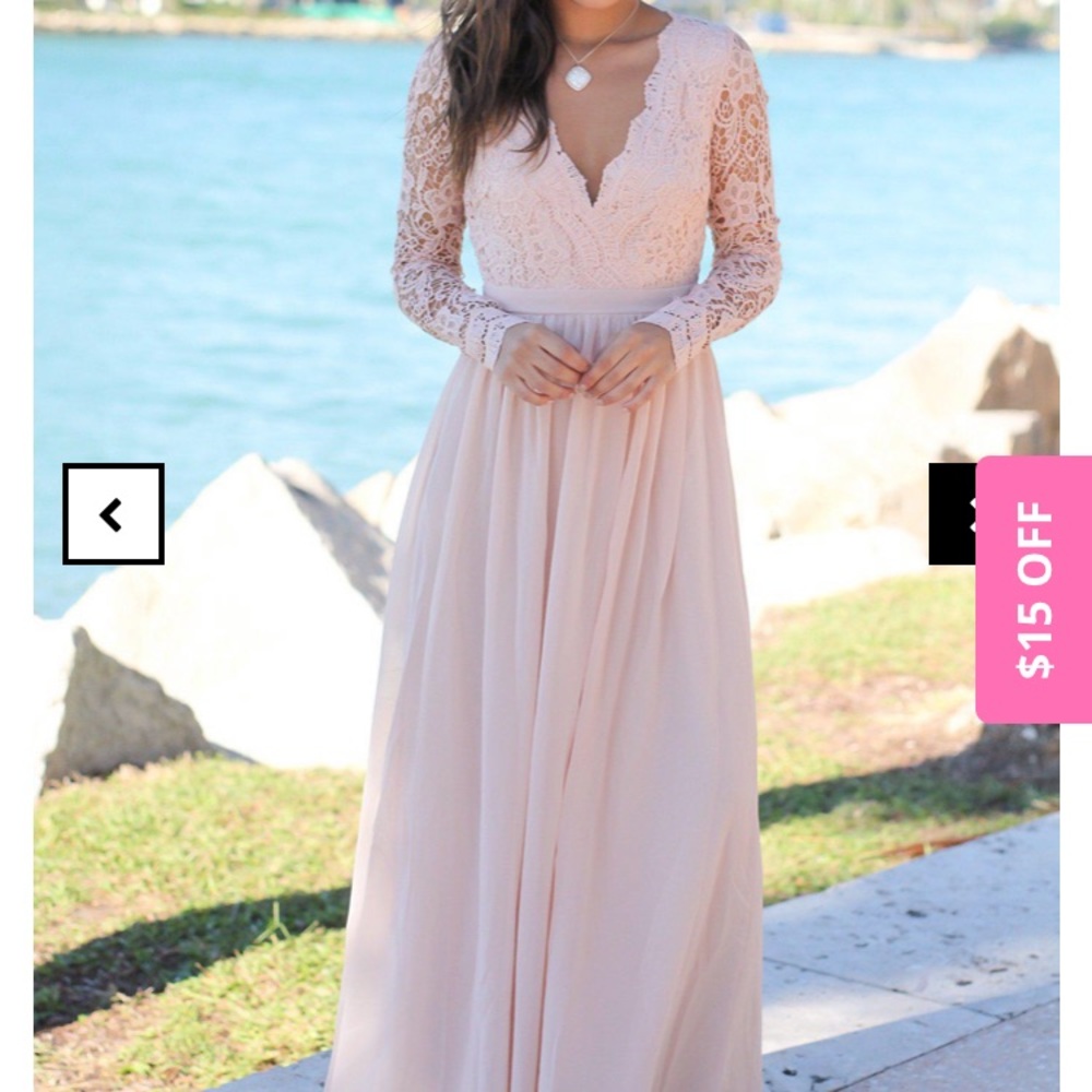 Crochet Maxi Occasion Dress